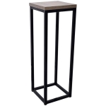 Kwietnik LOFT  H-60 cm kwadrat czarny SONOMA