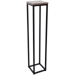 Kwietnik LOFT  H-100 cm kwadrat czarny SONOMA