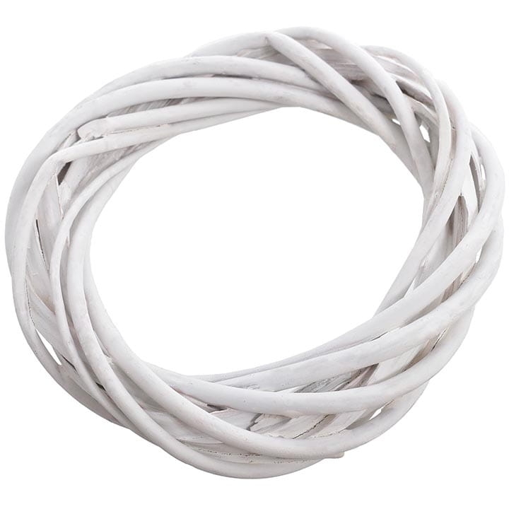 WIANEK WIKLINOWY BIAŁY 15 CM