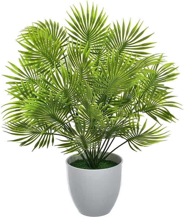 PALMA W DONICZCE SZTUCZNA ROŚLINA X10 GAŁĄZEK 30 CM