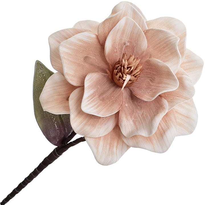 MAGNOLIA GAŁĄZKA DEKORACYJNA  PIANKOWA 78 CM