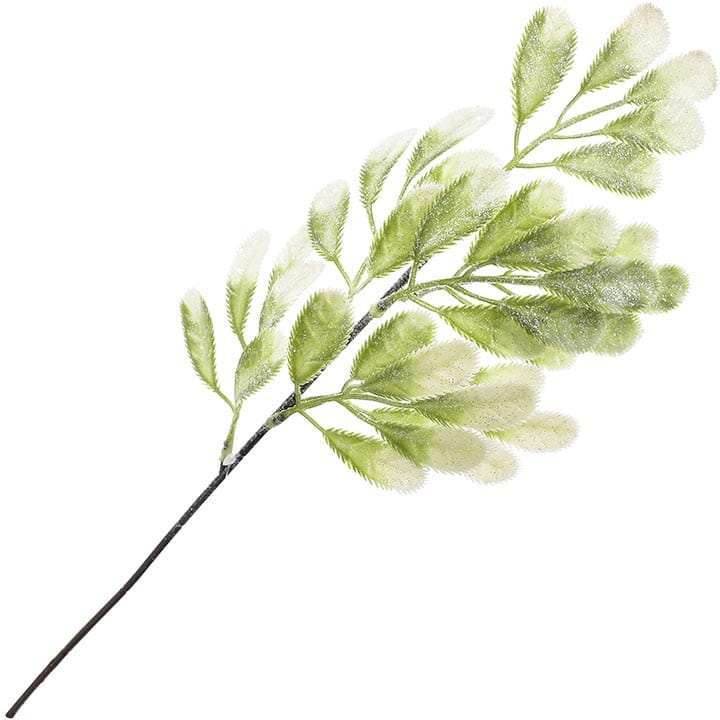 GAŁĄZKA DEKORACYJNA BROKATOWA JEMIOŁA 47CM
