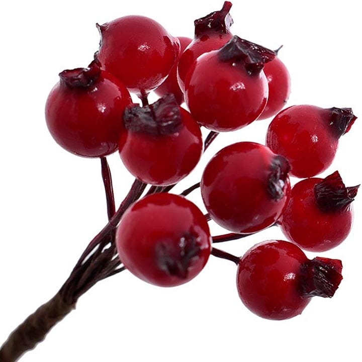 MINI OWOCE GŁOGU 12SZT