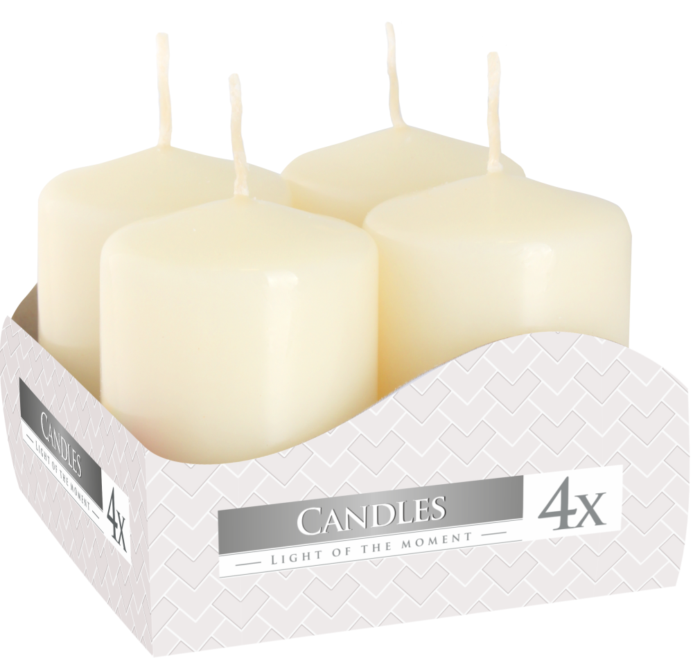 ŚWIECA WOTYWNA ECRU 40/ 60 X 4 SZT