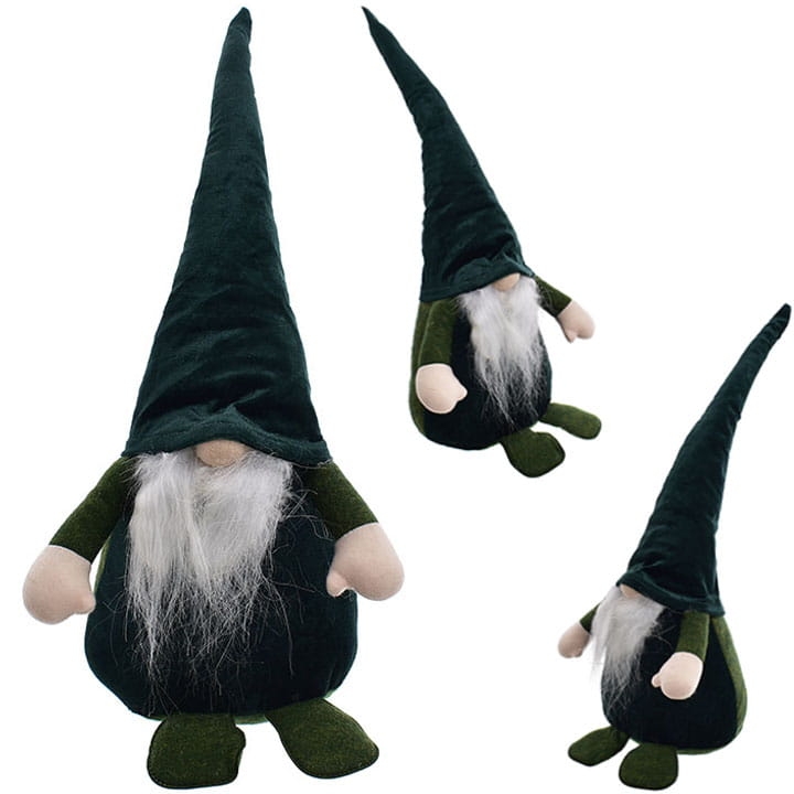 SKRZAT FIGURKA OZDOBA ŚWIĄTECZNA GNOM MIKOŁAJ 60CM