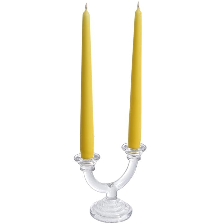 ŚWIECE STOŻEK 24,5 CM ŻÓŁTA