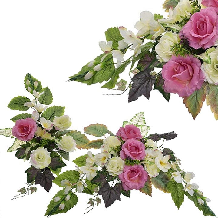 KOMPOZYCJA KWIATOWA Z RÓŻAMI KOMPLET