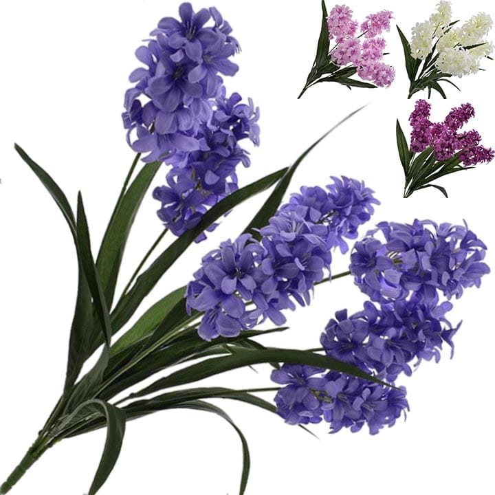 BUKIET HIACYNTÓW KWIAT 64 CM