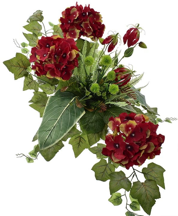 KOMPOZYCJA KWIATOWA Z HORTENSJĄ