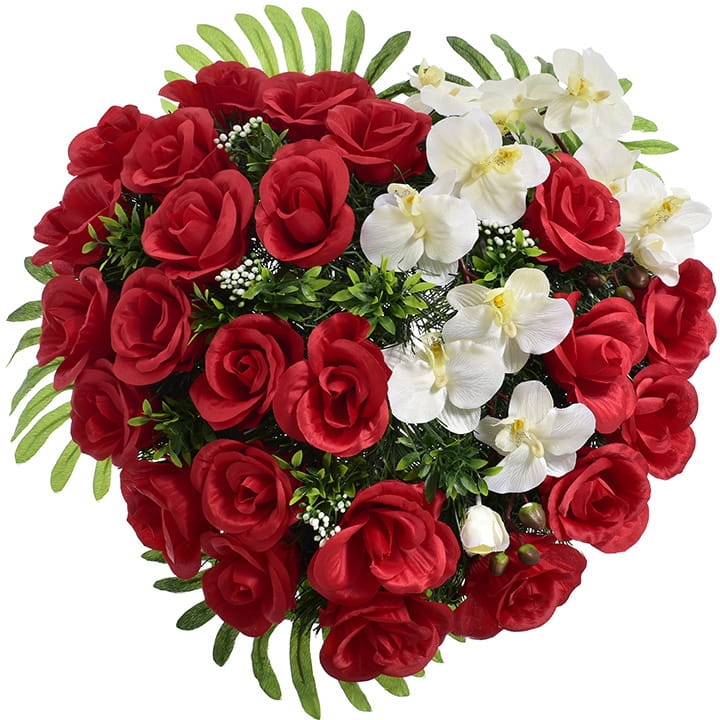 KOMPOZYCJA KWIATOWA SERCE RÓŻA STORCZYK XXL