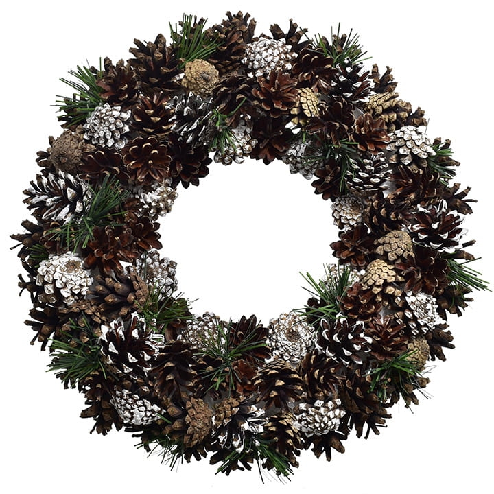 WIANEK Z SZYSZEK SOSNY NATURALNY PODKŁAD