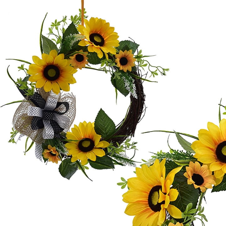 WIANEK NA DRZWI NATURALNY SŁONECZNIK