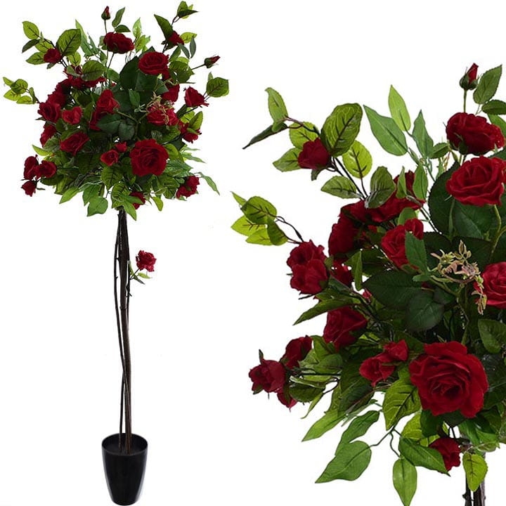 KOMPOZYCJA STROIK DRZEWKO RÓŻY XXL