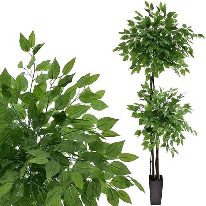 SZTUCZNE DRZEWKO FIKUS BENJAMIN ROŚLINA W DONICY 175 CM