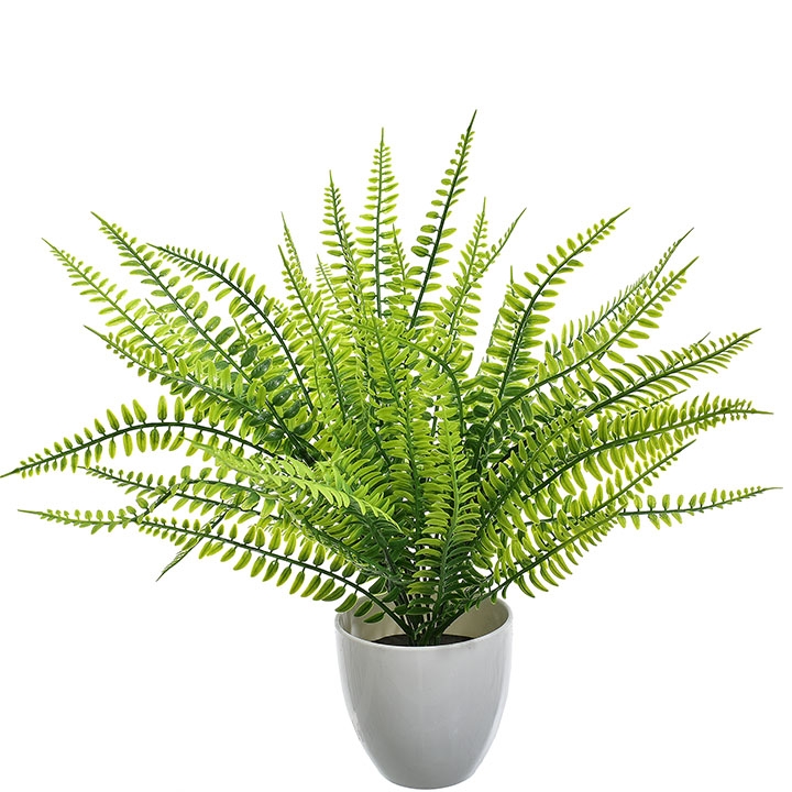 PAPROĆ W DONICZCE SZTUCZNE KWIATY DEKORACJA OZDOBA PREZENT 