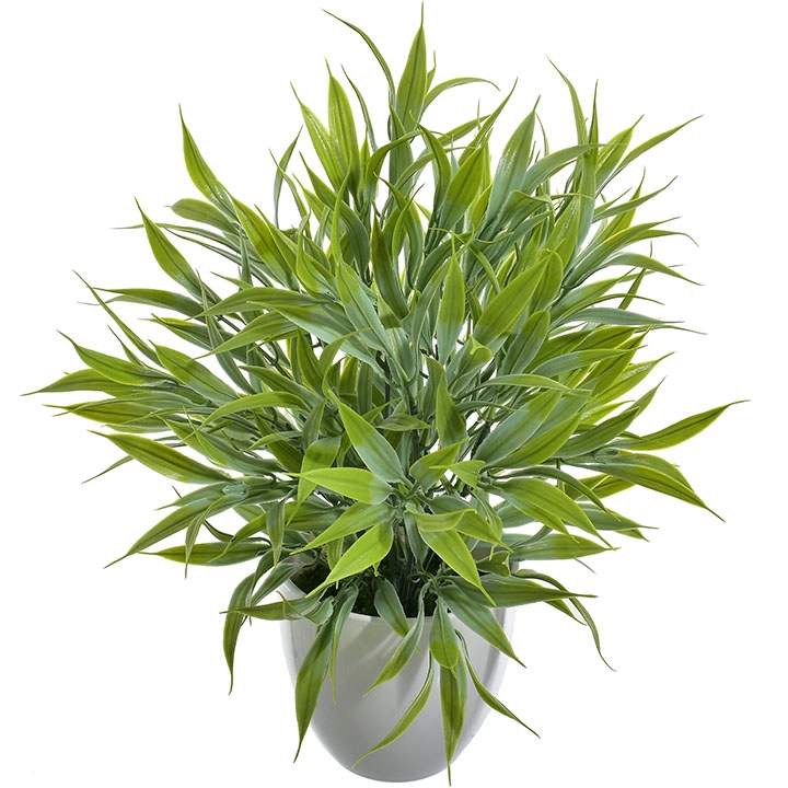 SZTUCZNE KWIATY BAMBUS ROŚLINA W DONICZCE DEKORACJA OZDOBA PREZENT