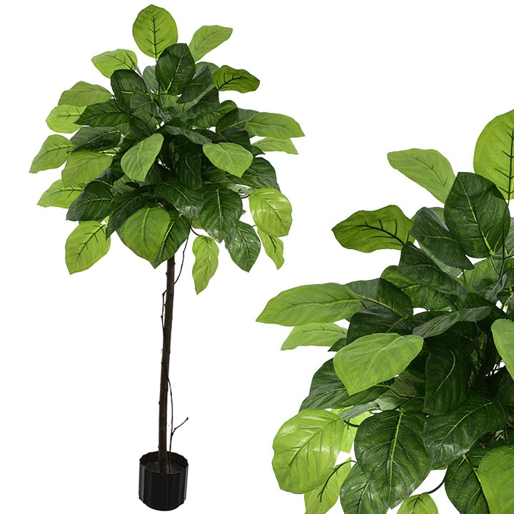 SZTUCZNE DRZEWKO W DONICZCE DEKORACJA OZDOBA LIŚCIE PREZENT 110 CM