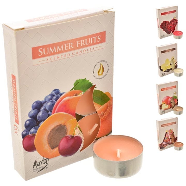 WKŁAD ZAPACHOWY X6 ŚWIECZKA TEALIGHT SCENTI PODGRZEWACZ