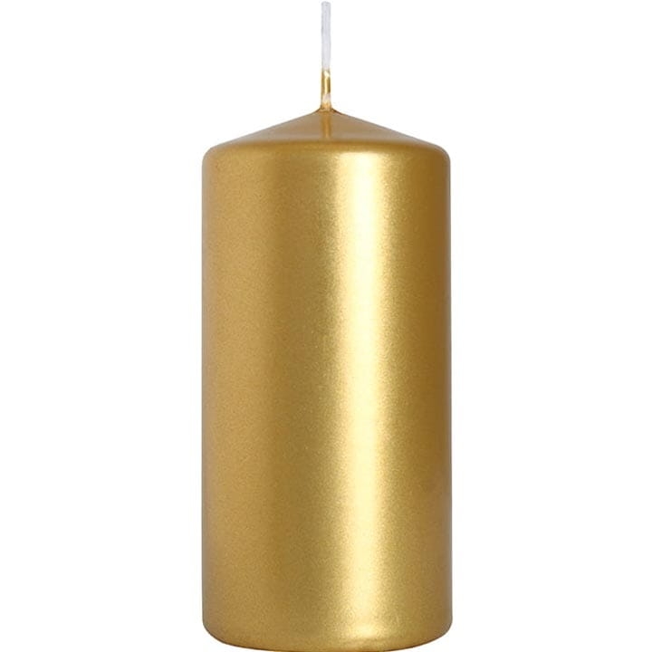 ŚWIECA WALEC KOLOR ZŁOTY METALIK 50/100 BISPOL