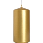 ŚWIECA WALEC KOLOR ZŁOTY METALIK 50/100 BISPOL