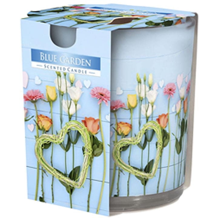 ŚWIECA ZAPACHOWA BŁĘKITNY OGRÓD BISPOL