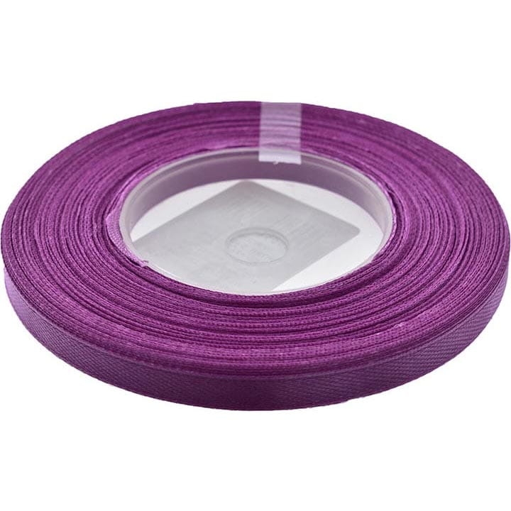 WSTĄŻKA SATYNOWA 6 MM BRUDNY RÓŻ