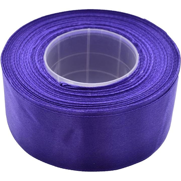 WSTĄŻKA SATYNOWA 38 MM x 32 M FIOLETOWA