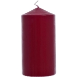 ŚWIECA WALEC KOLOR BURGUND 80/150 BISPOL