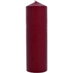 ŚWIECA WALEC KOLOR BURGUND 80/250 BISPOL