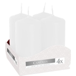 ŚWIECA WOTYWNA KOLOR BIAŁY 40/80 X 4 SZT.