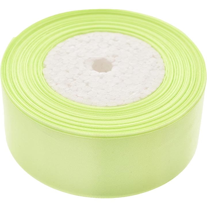 WSTĄŻKA SATYNOWA 38 MM x 32 M JAŚMINOWA