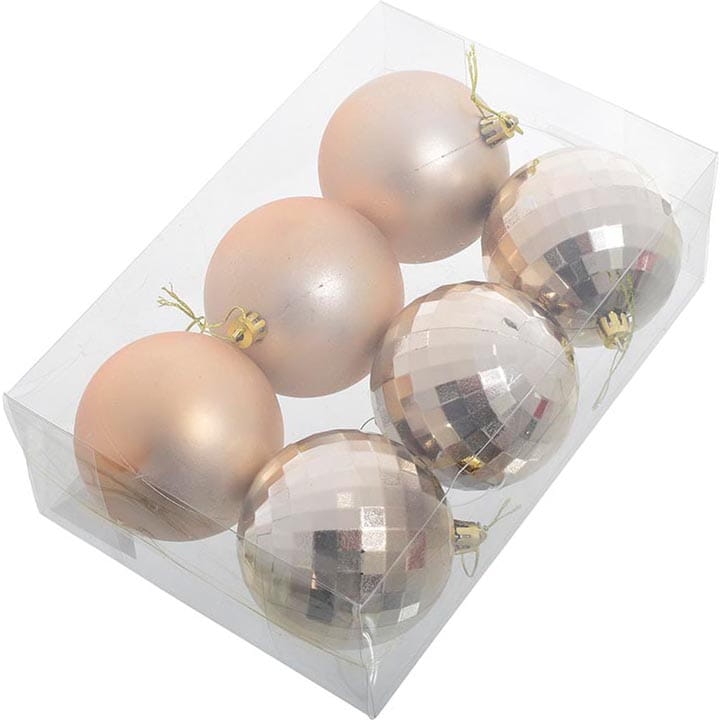 BOMBKI ZŁOTE 6 SZT.