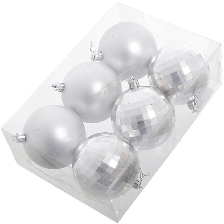 BOMBKI SREBRNE 6 SZT.