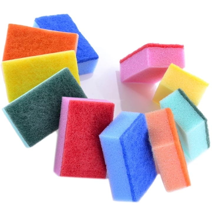 ZMYWAKI GĄBKI DO NACZYŃ x10