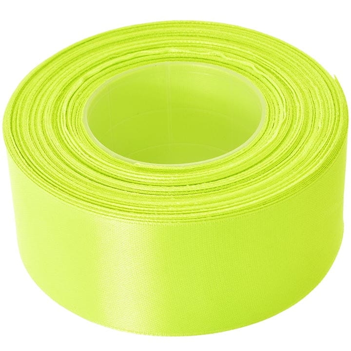 WSTĄŻKA SATYNOWA 38 MM x 32 M LIMONKOWA