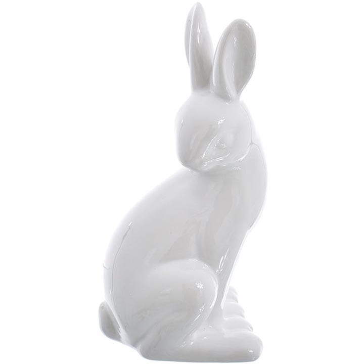 FIGURKA CERAMICZNA ZAJĄCZEK Z POŁYSKIEM